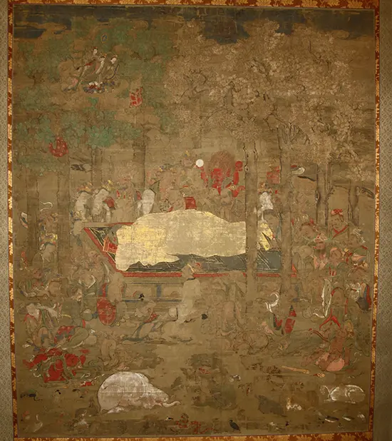 南北朝時代の涅槃図